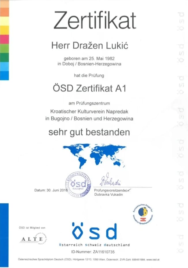 ÖSD Zertifikat