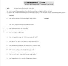 b2 aleman goethe examen