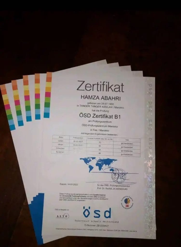ösd prüfung b2
